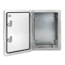 Щит пластиковый с монтажной платой прозр, дверь 400х300х220 мм IP65 EKF PROxima