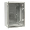 Щит пластиковый с монтажной платой прозр, дверь 400х300х170 мм IP65 EKF PROxima