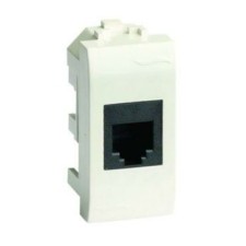 Розетка ПК СП 1мод. Brava RJ45 кат.6 бел. DKC 76458B