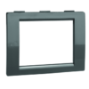 Рамка универсальная под Brava/VIVA/45х45 2мод. черн. DKC F00011B