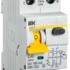 Выключатель АВДТ 2п 1P+N C 40А 100мА тип A 6кА АВДТ-32 IEK MAD22-5-040-C-100