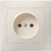 Розетка 1-м СП Кварта 10А IP20 крем. IEK ERK13-K33-10-DM