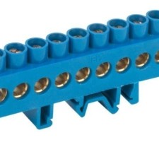 Шина нулевая в комб. DIN-изол. “Стойка” ШНИ-8х12-10-КС-С IEK YNN10-812-10DP-K07