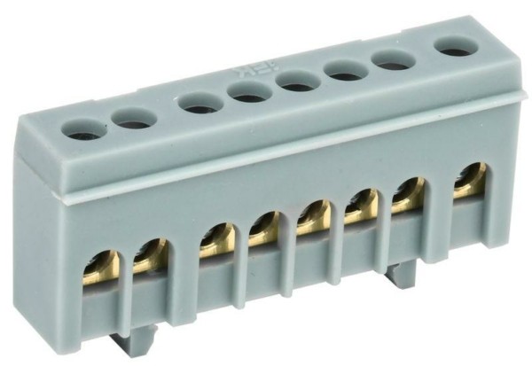 Шина L “фаза” в корп. изоляции на DIN-рейку ШНИ-6х9-8-К-Ср IEK YNN10-69-8KD-K02