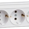 Розетка 3-м ОП Октава РС23-3-ОБ 16А IP20 с/з бел. IEK ERO31-K01-16-DC