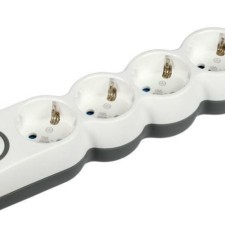 Удлинитель сетевой 5х3м с/з 16А IP20 Uno У05В 2P+PE 250В 3х1.5 IEK WYP53-16-05-03-ZK