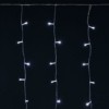 Гирлянда “Бахрома” 4.5х0.7м 200LED бел. IP44 провод прозр. 230В транзит IEK LGDU301-2-200-L3-T-S-44