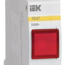 Лампа сигнальная ЛС-47 красн. IEK MLS10-230-K04