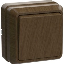 Выключатель 1кл. ОП Октава 10А IP20 ВС20-1-0-ОД дуб IEK EVO10-K04-10-DC