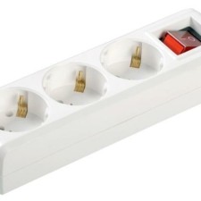 Удлинитель сетевой 3х1.5м с/з 16А IP20 У03К 2P+PE 250В ПВС 3х1 с выкл. IEK WYP10-16-03-01-ZK-17