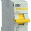 Выключатель-разъединитель трехпозиционный 1п ВРТ-63 25А IEK MPR10-1-025