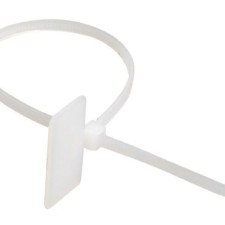 Хомут кабельный ХП1 2.5х110 нейл. бел. с таб. 20х13 (уп.100шт) IEK UHH61-3-110-100