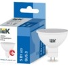 Лампа СДЛ ECO MR16 софит 5Вт 230В 6500К GU5.3 IEK LLE-MR16-5-230-65-GU5