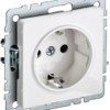 Розетка BRITE РС11-1-0-БрБ 16А с/з бел. IEK BR-R11-16-K01
