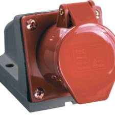 Розетка ОП 32А 380В 3P+PЕ ССИ-4 IP44 IEK PSR-032-4