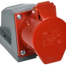 Розетка ОП ССИ-115 16А 3P+PE+N 380В IP44 IEK PSR-016-5