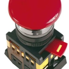 Кнопка AEAL-22 “Грибок” d22мм 1з+1р 240В с фиксацией красн. IEK BBG60-AEAL-K04
