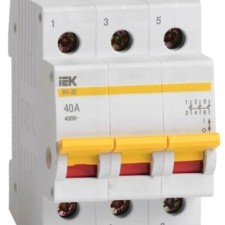 Выключатель нагрузки ВН-32 40А/3П IEK MNV10-3-040