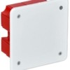 Коробка КМЭР CП 92х92х45 IP20 КМ41022 для полых стен с саморезами пластиковые лапки с крышкой IEK UKG11-092-092-045-P