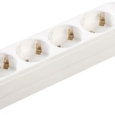 Удлинитель сетевой 4х5м с/з 16А IP20 У04 2P+PE 250В 3х1 IEK WYP10-16-04-05-Z-N