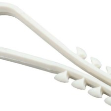 Дюбель-хомут 11×18мм белый нейлон 100 шт/уп IEK UHH35-11-18-100