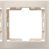 Рамка 3-м КВАРТА РГ-3-ККм горизонт. крем. IEK EMK30-K33-DM