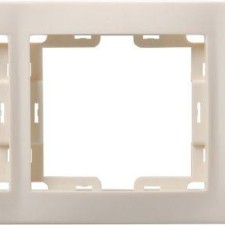 Рамка 3-м КВАРТА РГ-3-ККм горизонт. крем. IEK EMK30-K33-DM