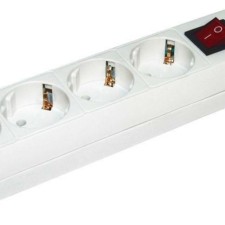 Удлинитель сетевой 4х3м с/з 16А IP20 У04К 2P+PE 250В ПВС 3х1 с выкл. IEK WYP10-16-04-03-ZK-N