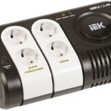 Стабилизатор напряжения Simple 1.5кВА IEK IVS25-1-01500