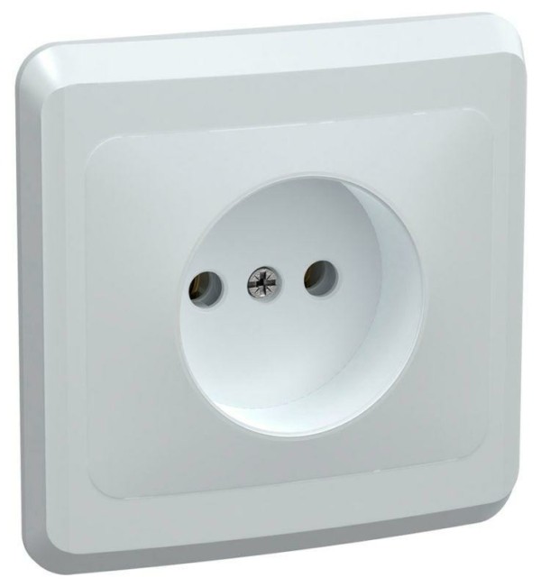 Розетка 1-м СП Вега РС10-2-ВБ 10А IP20 бел. IEK ERV10-K01-10-DM