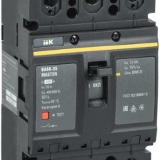 Выключатель автоматический 3п 160А 35кА ВА88-35 MASTER IEK SVA30-3-0160-02