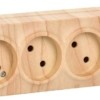 Розетка 4-м ОП GLORY РС24-2-ХС 10А сосна IEK ERH40-K34-10
