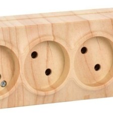 Розетка 4-м ОП GLORY РС24-2-ХС 10А сосна IEK ERH40-K34-10