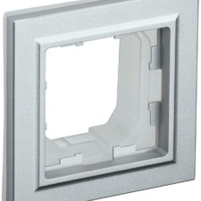 Рамка 1-м IP44 BRITE РУ-1-БрА-44 алюм. IEK BR-M12-44-K47