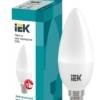 Лампа СДЛ Eco 5Вт C35 свеча 4000К нейтр. бел. E14 450Лм 230-240В IEK LLE-C35-5-230-40-E14