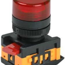 Арматура светосигнальная AL-22TE 230В красн. цил. IEK BLS30-ALTE-K04