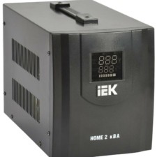 Стабилизатор напряжения HOME СНР 1/220 2кВА переносной IEK IVS20-1-02000
