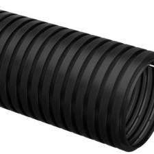 Гофротруба ПНД для кабеля d16мм с протяжкой/зондом чёрная 100м IEK CTG20-16-K02-100-1