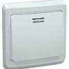 Выключатель 1кл. СП Вега 10А IP20 ВС10-1-1-ВБ с индикацией бел. IEK EVV11-K01-10-DM