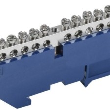 Шина нулевая на DIN-изол. Ni ШНИ-6х9-12-Д-С IEK YNN10-12-D-K07-N