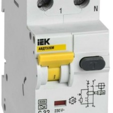 Выключатель АВДТ C 32А 30мА АВДТ-32EM IEK MVD14-1-032-C-030