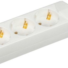 Удлинитель сетевой 3х5м с/з 10А IP20 У03 2P+PE 250В 3х1 IEK Generica IEK WYP10-10-03-05-Z-G