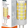 Лампа СДЛ CORN 3Вт капсула 3000К G4 12В керамика IEK LLE-CORN-3-012-30-G4
