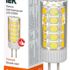 Лампа СДЛ CORN 3Вт капсула 3000К G4 12В керамика IEK LLE-CORN-3-012-30-G4