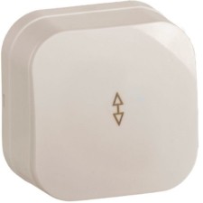 Переключатель 1-кл. ОП проходной GLORY 10А ВСп10-1-0-ХК крем. IEK EVH-K33-10