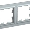 Рамка 2-м BRITE РУ-2-БрА алюм. IEK BR-M22-K47