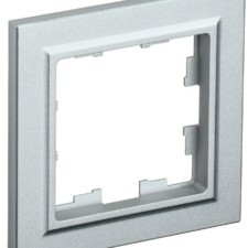 Рамка 1-м BRITE РУ-1-БрА алюм. IEK BR-M12-K47