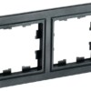 Рамка 2-м BRITE РУ-2-БрЧ черн. IEK BR-M22-K02