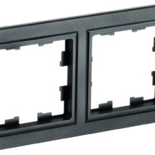 Рамка 2-м BRITE РУ-2-БрЧ черн. IEK BR-M22-K02