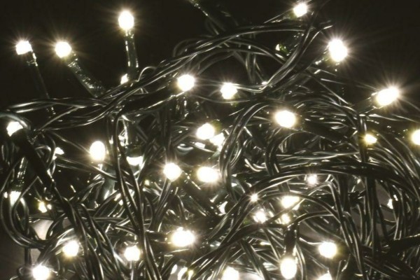 Гирлянда “Нить” 5м 50LED бел.LED бел. IP20 провод зел. 230В с контроллером 8 режимов IEK LGDB110-1-050-05-G-S-20